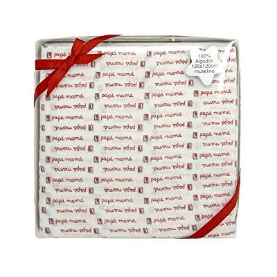 Duffi Baby Muselina estampada 100% algodón, 120 x 120 cm Duffi Baby Muselina estampada 100% algodón, 120 x 120 cm