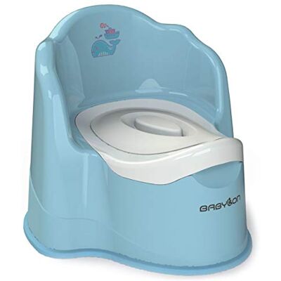 BABYLON Royal Orinal Infantil con tapa+cubo, desde 1 año, Azul BABYLON Royal Orinal Infantil con tapa+cubo, desde 1 año, Azul