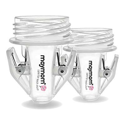 Maymom Adaptadores Para Bolsas De Almacenamiento De Leche Materna Compatibles Con Las Bombas Avent, Spectra S1, S2 Con Reborde De Boca Ancha; Material Transparente Libre De Bpa Maymom Adaptadores Para Bolsas De Almacenamiento De Leche Materna Compatibles Con Las Bombas Avent, Spectra S1, S2 Con Reborde De Boca Ancha; Material Transparente Libre De Bpa