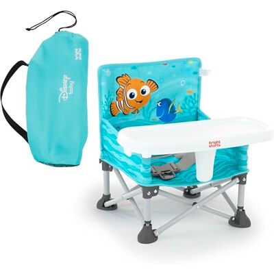 Bright Starts , Elevador Portátil Pop 'N Sit Disney Buscando a Nemo, Uso Interior y Exterior, Asiento de Suelo con Bandeja para Comer, 6 Meses a 3 Años Bright Starts , Elevador Portátil Pop 'N Sit Disney Buscando a Nemo, Uso Interior y Exterior, Asiento de Suelo con Bandeja para Comer, 6 Meses a 3 Años