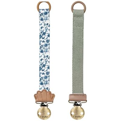Elodie Details Clip Chupete para Niño Niña – Cadena de Chupete Duradera con Clip – Portachupetes sin BPA – Correa de Poliéster Reciclado – Unisex para Bebé, Pack de 2 Garden Leo/Hazy Jade Elodie Details Clip Chupete para Niño Niña – Cadena de Chupete Duradera con Clip – Portachupetes sin BPA – Correa de Poliéster Reciclado – Unisex para Bebé, Pack de 2 Garden Leo/Hazy Jade