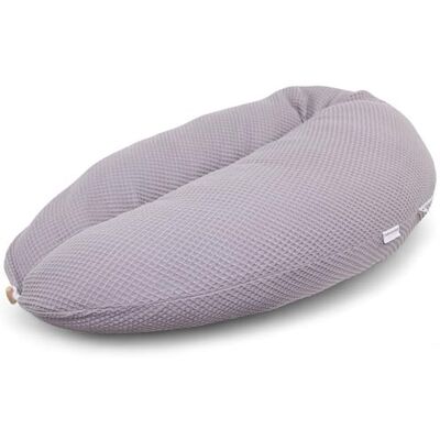 HOBEA-Germany Almohada de Lactancia 190 cm x 76 cm XXL Almohada de Embarazo Almohada para Dormir de Lado con Funda de algodón orgánico (Patrón de gofre Gris) HOBEA-Germany Almohada de Lactancia 190 cm x 76 cm XXL Almohada de Embarazo Almohada para Dormir de Lado con Funda de algodón orgánico (Patrón de gofre Gris)
