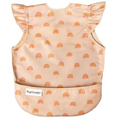 Tiny Twinkle Babero impermeable para bebé, (Arcoíris bohemio 6-24 meses) Tiny Twinkle Babero impermeable para bebé, (Arcoíris bohemio 6-24 meses)