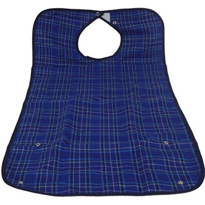 Homecraft Patterson Medical Babero tamaño grande, color azul Homecraft Patterson Medical Babero tamaño grande, color azul