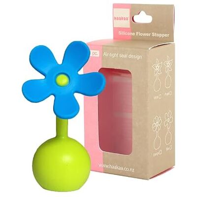 haakaa Tapón Flor de Silicona para Recolector de Leche Materna, Azul – Cierre Hermético Antiderrames – Compatible con Recolectores – Desmontable, Fácil de Limpiar y Esterilizar – Libre de BPA – haakaa Tapón Flor de Silicona para Recolector de Leche Materna, Azul – Cierre Hermético Antiderrames – Compatible con Recolectores – Desmontable, Fácil de Limpiar y Esterilizar – Libre de BPA –