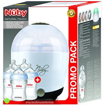 Nuby Esterilizador de 5 biberones Nuby Esterilizador de 5 biberones
