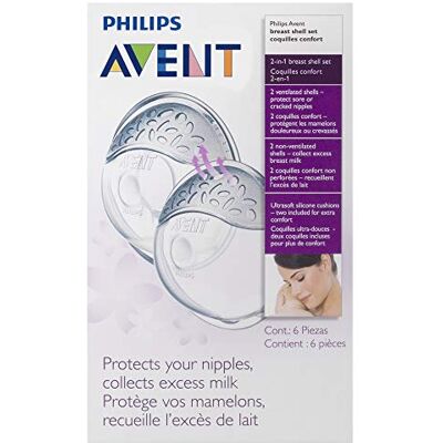 Philips AVENT Ultrasoft Comfort y protección Breast Shell 100G Shell Philips AVENT Ultrasoft Comfort y protección Breast Shell 100G Shell