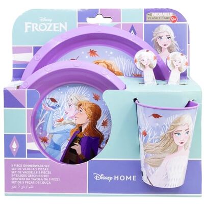 Stor SET EASY 5 PCS (PLATO, CUENCO, VASO Y CUBIERTOS) EN CAJA FROZEN AUTUM LEAVES Stor SET EASY 5 PCS (PLATO, CUENCO, VASO Y CUBIERTOS) EN CAJA FROZEN AUTUM LEAVES