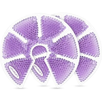 Lansinoh Terapia de Frío/Calor para el Pecho, TheraPearl 3 en 1. Para la mastitis, pechos congestionados y ayuda a la estimulación de la salida de la leche materna. 2 unidades con funda lavable Lansinoh Terapia de Frío/Calor para el Pecho, TheraPearl 3 en 1. Para la mastitis, pechos congestionados y ayuda a la estimulación de la salida de la leche materna. 2 unidades con funda lavable