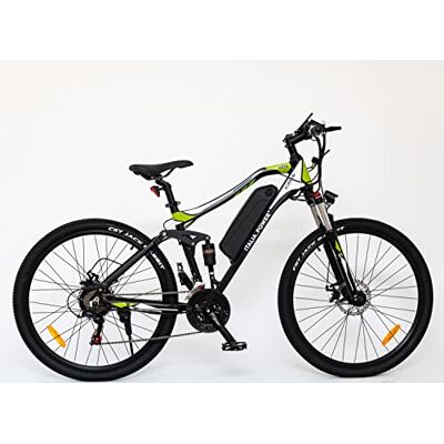 Italia Power Off Grid, E-Bike SHUNGITE, Bicicleta Electrica de montaña, Unisex, Adultos, 27.5 Pulgadas, Negro, M Italia Power Off Grid, E-Bike SHUNGITE, Bicicleta Electrica de montaña, Unisex, Adultos, 27.5 Pulgadas, Negro, M