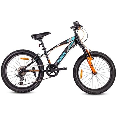 Sun Tiger Bike Bicicleta niño 20" Negro-Turquesa-Gris-Naranja Sun Tiger Bike Bicicleta niño 20" Negro-Turquesa-Gris-Naranja