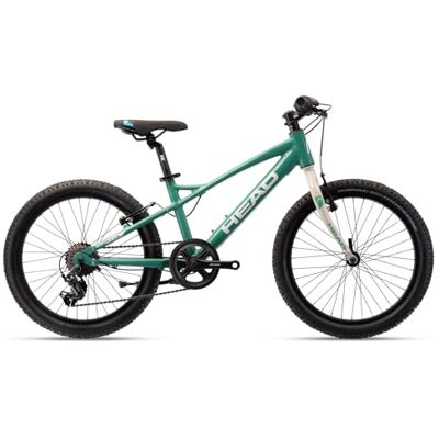 HEAD Ridott 1.6 Bicicleta Infantil (20", Marco de Aluminio, Shimano 1x7, Frenos en V, Menta/Gris) HEAD Ridott 1.6 Bicicleta Infantil (20", Marco de Aluminio, Shimano 1x7, Frenos en V, Menta/Gris)