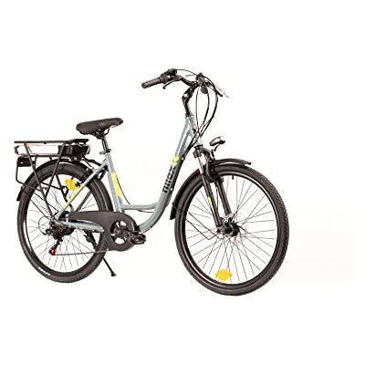Nilox , eBike , Bicicleta Electrica Montaña;, 80 km de autonomía, hasta 25 km/h, Motor Bafang 36 V 250 W, Batería de Litio LG 36 V- 12.8 Ah, Neumáticos Semicarenados 26" x 1.75 Nilox , eBike , Bicicleta Electrica Montaña;, 80 km de autonomía, hasta 25 km/h, Motor Bafang 36 V 250 W, Batería de Litio LG 36 V- 12.8 Ah, Neumáticos Semicarenados 26" x 1.75