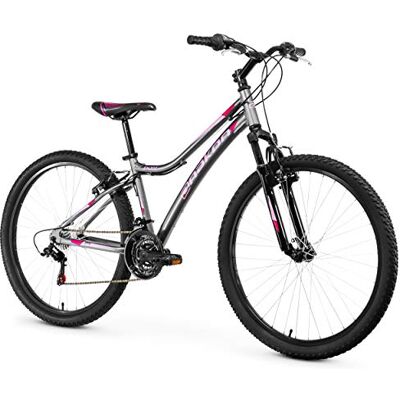 Anakon Bicicleta de montaña, 27.5 pulgadas, Mujer, Gris, S Anakon Bicicleta de montaña, 27.5 pulgadas, Mujer, Gris, S