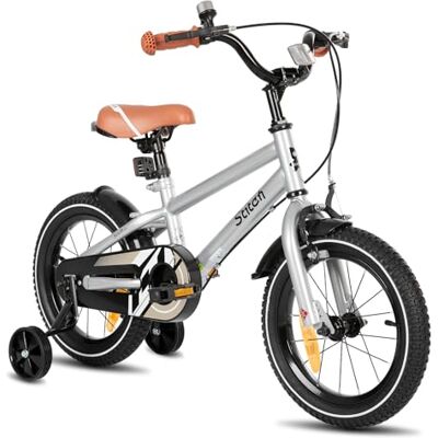STITCH Bicicleta Infantil 14 Pulgadas Plateado para Niños 3, 4 y 5 Años con Estabilizadores y Frenos de Mano, 85% Montada… STITCH Bicicleta Infantil 14 Pulgadas Plateado para Niños 3, 4 y 5 Años con Estabilizadores y Frenos de Mano, 85% Montada…