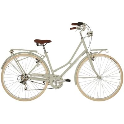 ALPINA Bike Bicicleta de Viaje para Mujer, Color Gris, 46 cm ALPINA Bike Bicicleta de Viaje para Mujer, Color Gris, 46 cm
