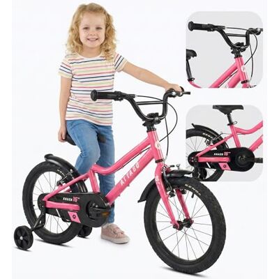 ATTABO Knack 16 Bicicleta Infantil (5 – 7 años) con Marco de Aluminio Ligero (9 kg), Ruedas de 16 Pulgadas, para 110 – 120 cm de Altura, Manillar ergonómico, Estable y Ligero, Ideal para Aprender a ATTABO Knack 16 Bicicleta Infantil (5 – 7 años) con Marco de Aluminio Ligero (9 kg), Ruedas de 16 Pulgadas, para 110 – 120 cm de Altura, Manillar ergonómico, Estable y Ligero, Ideal para Aprender a