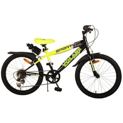 Kubbinga Bicicleta Deportiva Amarilla Bola con Cambio De 7 Velocidades Pulgadas, Unisex niños, 20" (50,8 cm) Kubbinga Bicicleta Deportiva Amarilla Bola con Cambio De 7 Velocidades Pulgadas, Unisex niños, 20" (50,8 cm)