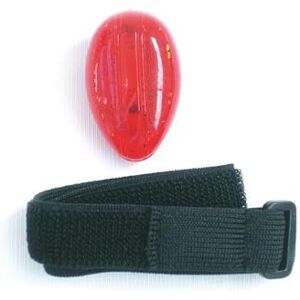 ON BIKE Luz de Seguridad para Bicicleta con Dos LED Rojos con Banda Ajustable ON BIKE Luz de Seguridad para Bicicleta con Dos LED Rojos con Banda Ajustable