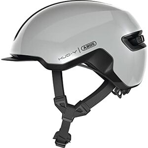 ABUS Urban Helmet HUD-Y con luz LED Trasera magnética Recargable y Cierre magnético Casco de Bicicleta Genial para Uso Diario para Hombres y Mujeres ABUS Urban Helmet HUD-Y con luz LED Trasera magnética Recargable y Cierre magnético Casco de Bicicleta Genial para Uso Diario para Hombres y Mujeres