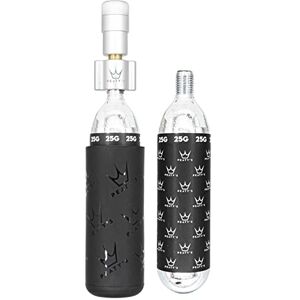 Peaty's Holeshot Kit Inflador de Neumáticos CO2 Diseño Compacto de LíNEA Recta para Inflado RáPido, Compatible con Válvula Presta para Bicicletas de Montaña y Carretera 2 x 25g, Plateado Peaty's Holeshot Kit Inflador de Neumáticos CO2 Diseño Compacto de LíNEA Recta para Inflado RáPido, Compatible con Válvula Presta para Bicicletas de Montaña y Carretera 2 x 25g, Plateado