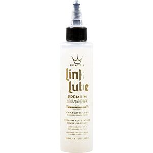 Peaty's Lubricante de cadena de bicicleta prémium para todo tipo de clima, cadena ultra suave, casete y engranajes, 120 ml, color blanco Peaty's Lubricante de cadena de bicicleta prémium para todo tipo de clima, cadena ultra suave, casete y engranajes, 120 ml, color blanco