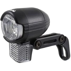 cyclingcolors Luz Delantera de Bicicleta, 1 LED, 30 Lux, Montaje en Horquilla, Negra cyclingcolors Luz Delantera de Bicicleta, 1 LED, 30 Lux, Montaje en Horquilla, Negra