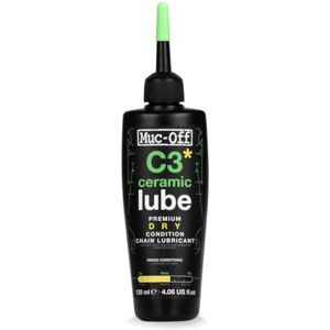 Muc-Off C3 Ceramic Dry Chain Lube, 120 Ml Lubricante de Cadena de Bicicleta con Tinte Trazador UV Lubricante de Bicicleta Formulado para Condiciones Climáticas Secas y con Polvo Muc-Off C3 Ceramic Dry Chain Lube, 120 Ml Lubricante de Cadena de Bicicleta con Tinte Trazador UV Lubricante de Bicicleta Formulado para Condiciones Climáticas Secas y con Polvo