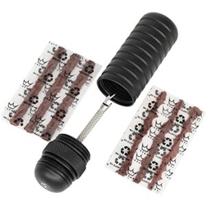 Peaty's Kit Profesional de Reparación de Pinchazos para Bicicletas Horquilla única de un Solo Lado con Tapones de 1,5mm y 3mm, Sistema RáPido sin Aguja para Neumáticos sin CáMara Negro Peaty's Kit Profesional de Reparación de Pinchazos para Bicicletas Horquilla única de un Solo Lado con Tapones de 1,5mm y 3mm, Sistema RáPido sin Aguja para Neumáticos sin CáMara Negro