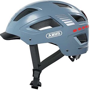 ABUS Casco de bicicleta con luz Hyban 2.0 LED luz delantera y trasera y carcasa rígida robusta para hombres y mujeres ABUS Casco de bicicleta con luz Hyban 2.0 LED luz delantera y trasera y carcasa rígida robusta para hombres y mujeres