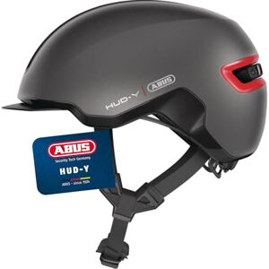 ABUS Urban Helmet HUD-Y con luz LED Trasera magnética Recargable y Cierre magnético Casco de Bicicleta Genial para Uso Diario para Hombres y Mujeres ABUS Urban Helmet HUD-Y con luz LED Trasera magnética Recargable y Cierre magnético Casco de Bicicleta Genial para Uso Diario para Hombres y Mujeres