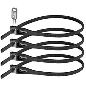 Hiplok Z LOK 4 PACK, Brida de seguridad multifunción, Unisex, ALL BLACK, 40 cm de perímetro Hiplok Z LOK 4 PACK, Brida de seguridad multifunción, Unisex, ALL BLACK, 40 cm de perímetro