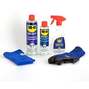 WD-40 Kit Total para Mantenimiento de bicicletas Specialist (Desengrasante + Limpiador Total + Lubricante Total + Paño + Guantes) WD-40 Kit Total para Mantenimiento de bicicletas Specialist (Desengrasante + Limpiador Total + Lubricante Total + Paño + Guantes)