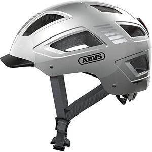 ABUS Casco de bicicleta con luz Hyban 2.0 LED luz delantera y trasera y carcasa rígida robusta para hombres y mujeres ABUS Casco de bicicleta con luz Hyban 2.0 LED luz delantera y trasera y carcasa rígida robusta para hombres y mujeres