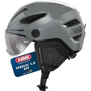 ABUS casco de ciudad Pedelec 2.0 ACE casco de bicicleta con luz trasera, visera, cubierta para la lluvia, protección para las orejas para hombres y mujeres ABUS casco de ciudad Pedelec 2.0 ACE casco de bicicleta con luz trasera, visera, cubierta para la lluvia, protección para las orejas para hombres y mujeres