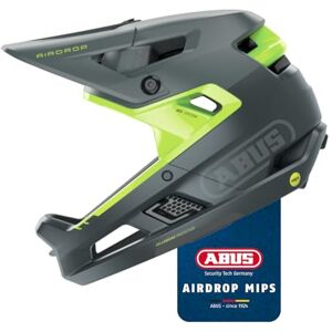 ABUS Casco Fullface AirDrop MIPS MTB: Descenso, Freeride y Enduro Casco para bicicleta de montaña con ventilación optimizada y Ambient Sound Channel para adultos ABUS Casco Fullface AirDrop MIPS MTB: Descenso, Freeride y Enduro Casco para bicicleta de montaña con ventilación optimizada y Ambient Sound Channel para adultos