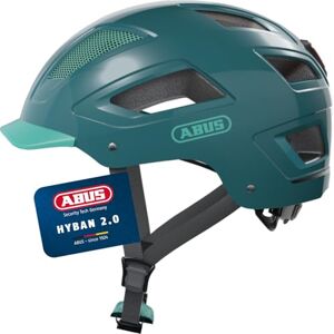 ABUS Casco Urbano Hyban 2.0 Casco de Bicicleta con luz Trasera, Carcasa Dura ABS, Buen Ajuste para Hombres y Mujeres ABUS Casco Urbano Hyban 2.0 Casco de Bicicleta con luz Trasera, Carcasa Dura ABS, Buen Ajuste para Hombres y Mujeres