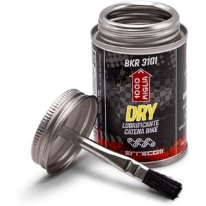 ERRECOM 1000 Miglia BKR 3101 Lubricante para cadenas de bicicletas secas, para condiciones secas y polvorientas, clima seco, tarro All-in-One de 120 ml con cepillo incluido ERRECOM 1000 Miglia BKR 3101 Lubricante para cadenas de bicicletas secas, para condiciones secas y polvorientas, clima seco, tarro All-in-One de 120 ml con cepillo incluido