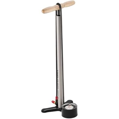 LEZYNE Steel Floor Drive – Manomètre 3" 5 – Bomba de Pedal Unisex Adulto Calibre analógico de 3.5 pulgadas, inflado de aire de neumáticos de 220 PSI para bicicletas de carretera/pista LEZYNE Steel Floor Drive – Manomètre 3" 5 – Bomba de Pedal Unisex Adulto Calibre analógico de 3.5 pulgadas, inflado de aire de neumáticos de 220 PSI para bicicletas de carretera/pista