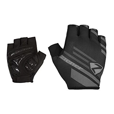 Ziener Guantes de Ciclismo CONRO para Hombre Dedo Corto Transpirable y Amortiguador, Negro, 8 Ziener Guantes de Ciclismo CONRO para Hombre Dedo Corto Transpirable y Amortiguador, Negro, 8