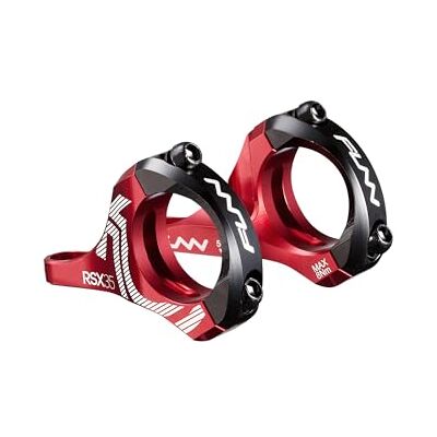 Funn RSX Potencia Direct Mount para Bicicleta con Abrazadera de Manillar de 35mm, Diseño Dividido de 2 Piezas Ligero para Horquillas de Doble Corona, Elevación de 20mm (Rojo) Funn RSX Potencia Direct Mount para Bicicleta con Abrazadera de Manillar de 35mm, Diseño Dividido de 2 Piezas Ligero para Horquillas de Doble Corona, Elevación de 20mm (Rojo)