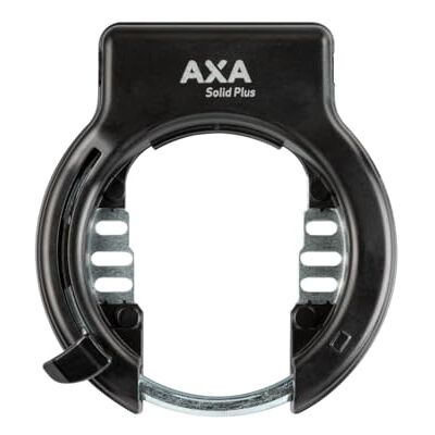 AXA Solid Plus Candado retráctil para cuadro (nivel de seguridad 11, apertura ancha de 57 mm, compatible con cadena de inserción, llave extraíble, color negro) AXA Solid Plus Candado retráctil para cuadro (nivel de seguridad 11, apertura ancha de 57 mm, compatible con cadena de inserción, llave extraíble, color negro)