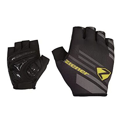 Ziener Guantes de Ciclismo CONRO para Hombre, para Ciclismo, Transpirable, Amortiguador, Negro, Verde Claro, 8 Ziener Guantes de Ciclismo CONRO para Hombre, para Ciclismo, Transpirable, Amortiguador, Negro, Verde Claro, 8