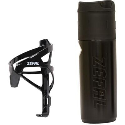ZEFAL Kit Z Box L y Pulse A2 Negro Bidon Portaherramientas Bicicleta y Portabidón Bicicleta Impermeable y Duradero Negro, Universal ZEFAL Kit Z Box L y Pulse A2 Negro Bidon Portaherramientas Bicicleta y Portabidón Bicicleta Impermeable y Duradero Negro, Universal