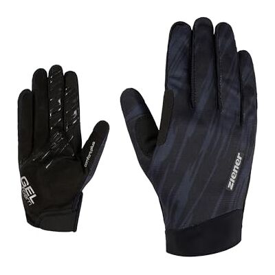 Ziener Guantes Crom Touch Long para Hombre para Bicicleta de montaña/Ciclismo Dedos Largos con función táctil – Transpirables, amortiguadores, Color Negro, 7 Ziener Guantes Crom Touch Long para Hombre para Bicicleta de montaña/Ciclismo Dedos Largos con función táctil – Transpirables, amortiguadores, Color Negro, 7