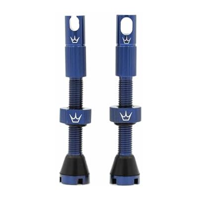 Peaty's X Chris King MK2 Válvulas sin cámara Presta Bicicleta, Unisex, Azul Marino, 60mm Peaty's X Chris King MK2 Válvulas sin cámara Presta Bicicleta, Unisex, Azul Marino, 60mm