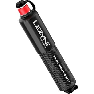 LEZYNE CLIK Drive HV Bomba de inflado de neumáticos de Bicicleta compacta y Ligera de Aluminio mecanizado CNC para Bicicletas de montaña y Grava Manguera Flexible, Soporte de Marco Incluido (1 LEZYNE CLIK Drive HV Bomba de inflado de neumáticos de Bicicleta compacta y Ligera de Aluminio mecanizado CNC para Bicicletas de montaña y Grava Manguera Flexible, Soporte de Marco Incluido (1
