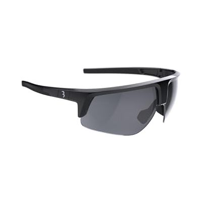 BBB Cycling Gafas de ciclismo deportivas duraderas para hombres y mujeres, 100% protección UV, bicicleta de grava, bicicleta de carretera y MTB, negro brillante, humo Comet BBB Cycling Gafas de ciclismo deportivas duraderas para hombres y mujeres, 100% protección UV, bicicleta de grava, bicicleta de carretera y MTB, negro brillante, humo Comet