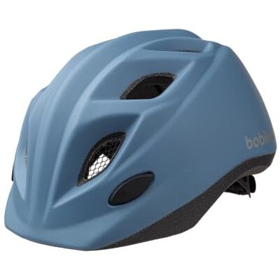 Bobike 8740900025 Casco Niños S 52-56cm, Casco para Niños a Partir de 5 Años, Casco Bicicleta Unisex con 10 Ventilaciones, Ligero, Dos Pegatinas Reflectantes Y Red Anti-Insectos, Azul Ciudadela Mate Bobike 8740900025 Casco Niños S 52-56cm, Casco para Niños a Partir de 5 Años, Casco Bicicleta Unisex con 10 Ventilaciones, Ligero, Dos Pegatinas Reflectantes Y Red Anti-Insectos, Azul Ciudadela Mate