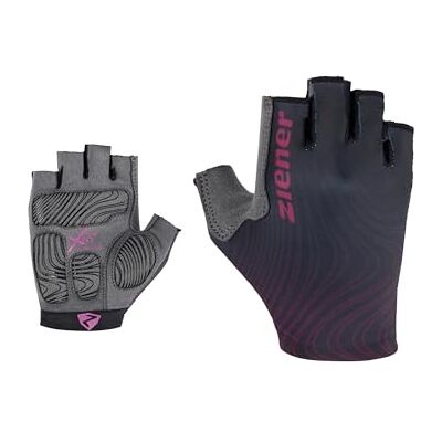 Ziener Guantes de Ciclismo Clem para Hombre, con Dedos Cortos, Transpirables, amortiguadores, Color Negro, 6,5 Ziener Guantes de Ciclismo Clem para Hombre, con Dedos Cortos, Transpirables, amortiguadores, Color Negro, 6,5